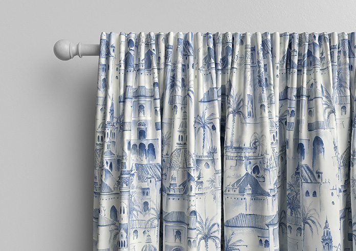Voyage, Atlantic Blue - Made to Measure Curtain - Image 10